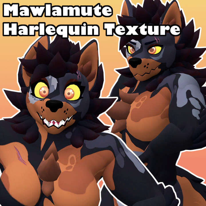 Harlequin - Texture for Mawlamute